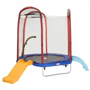 Alternative view of Climb 'n Slide 7ft Trampoline™