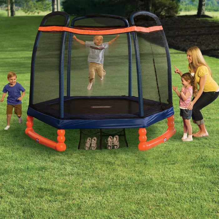 7ft. Trampoline with Safety Net Enclosure - Image 2